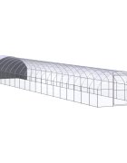 vidaXL Vonkajší kurín 3x20x2 m pozinkovaná oceľ
