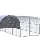 vidaXL Vonkajší kurín 3x8x2 m pozinkovaná oceľ