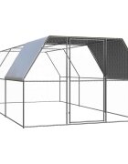 vidaXL Vonkajšia klietka pre sliepky 3x6x2 m pozinkovaná oceľ