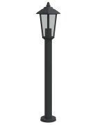 vidaXL Vonkajšia stojaca lampa čierna 80 cm nehrdzavejúca oceľ