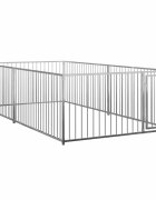 vidaXL Vonkajšia voliéra pre psy 200x400x100 cm