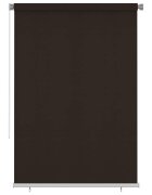 vidaXL Vonkajšia zatemňovacia roleta 165 (Š) x 230 (V) cm hnedá HDPE