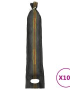 vidaXL Vrecia na piesok 100 ks tmavo zelené 103x25 cm HDPE