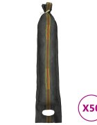 vidaXL Vrecia na piesok 50 ks tmavo zelené 103x25 cm HDPE