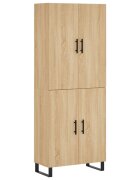 vidaXL Vysoká skrinka dub sonoma 695x34x180 cm spracované drevo