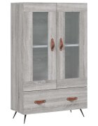 vidaXL Vysoká skrinka sivý dub sonoma 695x31x115 cm kompozitné drevo