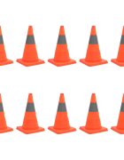 vidaXL Výsuvné dopravné kužele 10 ks 42 cm