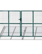 vidaXL Záhradná brána s pletivou plot dvere stena mreža 300x175 cm