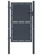 vidaXL Záhradná brána z ocele 100x200 cm antracitová