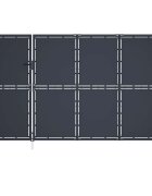 vidaXL Záhradná brána z ocele 350x175 cm antracitová
