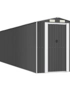 vidaXL Záhradná kôlňa antracitová 192x938x223 cm pozinkovaná oceľ