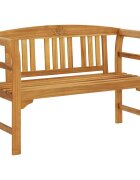 vidaXL Záhradná lavička 114 cm akáciový masív