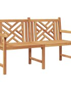 vidaXL Záhradná lavička 150 x 60 x 90 cm Husté teakové drevo