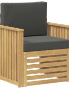 vidaXL Záhradná súprava gaučov Polyester Biela