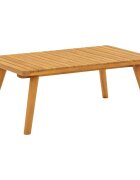 vidaXL Záhradný konferenčný stolík 90x55x35 cm masívne akáciové drevo