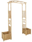vidaXL Záhradný oblúk Prírodná 177 x 40 x 205 cm Bambus