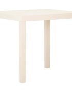 vidaXL Záhradný stôl biely 79x65x72 cm plast