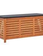 vidaXL Záhradný úložný box 117x50x55 cm masívne eukalyptové drevo
