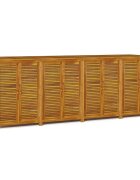 vidaXL Záhradný úložný box 280x87x104 cm masívne akáciové drevo