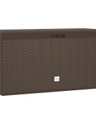 vidaXL Záhradný úložný box hnedý 114x47x60 cm