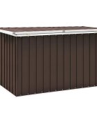 vidaXL Záhradný úložný box hnedý 150x101x91 cm