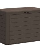 vidaXL Záhradný úložný box hnedý 78x44x55 cm