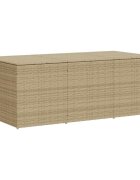 vidaXL Záhradný úložný box mix béžovej 984 l polyratan