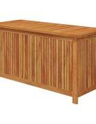 vidaXL Záhradný úložný box s kolieskami 113x50x58 cm masívna akácia