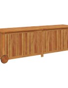 vidaXL Záhradný úložný box s kolieskami 150x50x58 cm masívna akácia