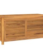 vidaXL Záhradný úložný box s vreckom 114x50x58 cm masívny teak