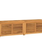 vidaXL Záhradný úložný box s vreckom 200x50x55 cm masívny teak