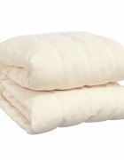 vidaXL Záťažová prikrývka bledokrémová 220x260 cm 15 kg látka