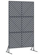 vidaXL Záves na zabezpečenie súkromia 100 x 50 x 180 cm Oceľ