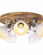 vidaXL Závesná lampa 25 W biela 50x50x25 cm E27