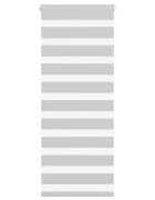 vidaXL Zebra roleta svetlosivá 55x100 cm šírka látky 509 cm polyester