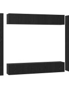 vidaXL Zostava TV skriniek 10 ks 305 x 30 x 90 cm Čierny dub