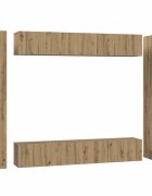 vidaXL Zostava TV skriniek 10 ks 305 x 30 x 90 cm Remeselný dub