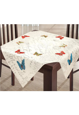 Eurofirany Obrus Ada Butteflies Beige 85x85 cm - Redecor.sk