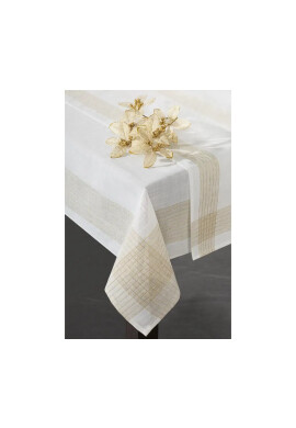 Eurofirany Obrus Lines Gold 150x220 cm - Redecor.sk