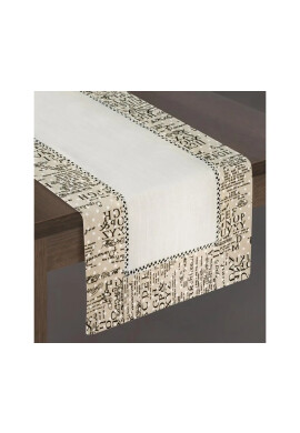 Eurofirany Stredový obrus Bobi Cream Beige 40x180 cm - Redecor.sk