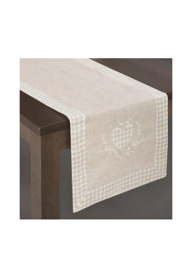 Eurofirany Stredový obrus Judy Beige 40x cm - Redecor.sk