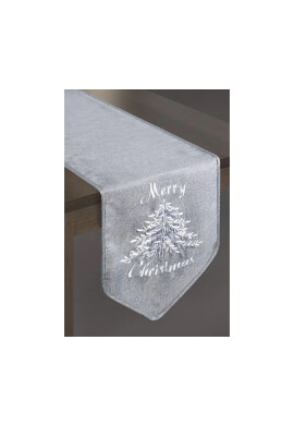 Eurofirany Stredový obrus Merry Christmas White 33x140 cm - Redecor.sk