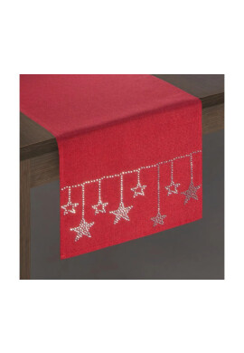 Eurofirany Stredový obrus Red Stars 33x180 cm - Redecor.sk