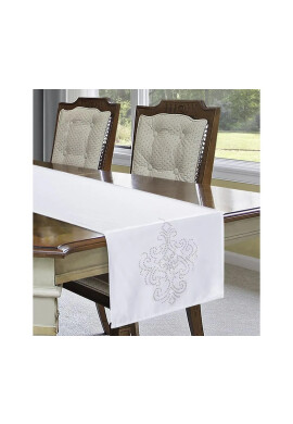 Eurofirany Stredový obrus Yvette White 40x cm - Redecor.sk