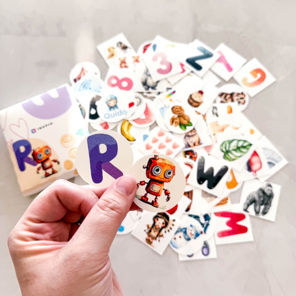INSPIO 90 kariet - Abeceda - Montessori karty
