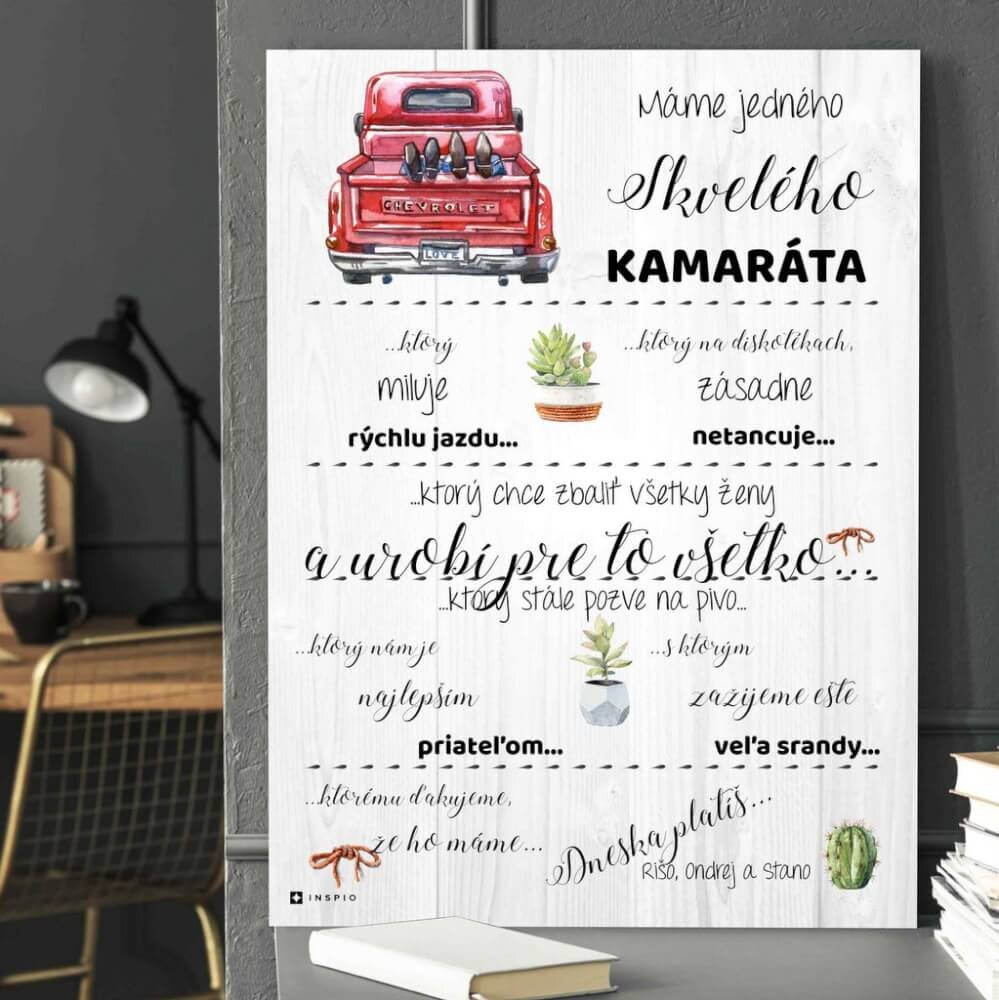 INSPIO Darček pre kamaráta - Vtipné a personalizované blahoželanie k narodeninám