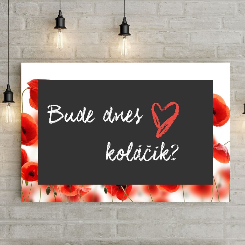 INSPIO Detská tabuľa pre popis s kriedou MAKY