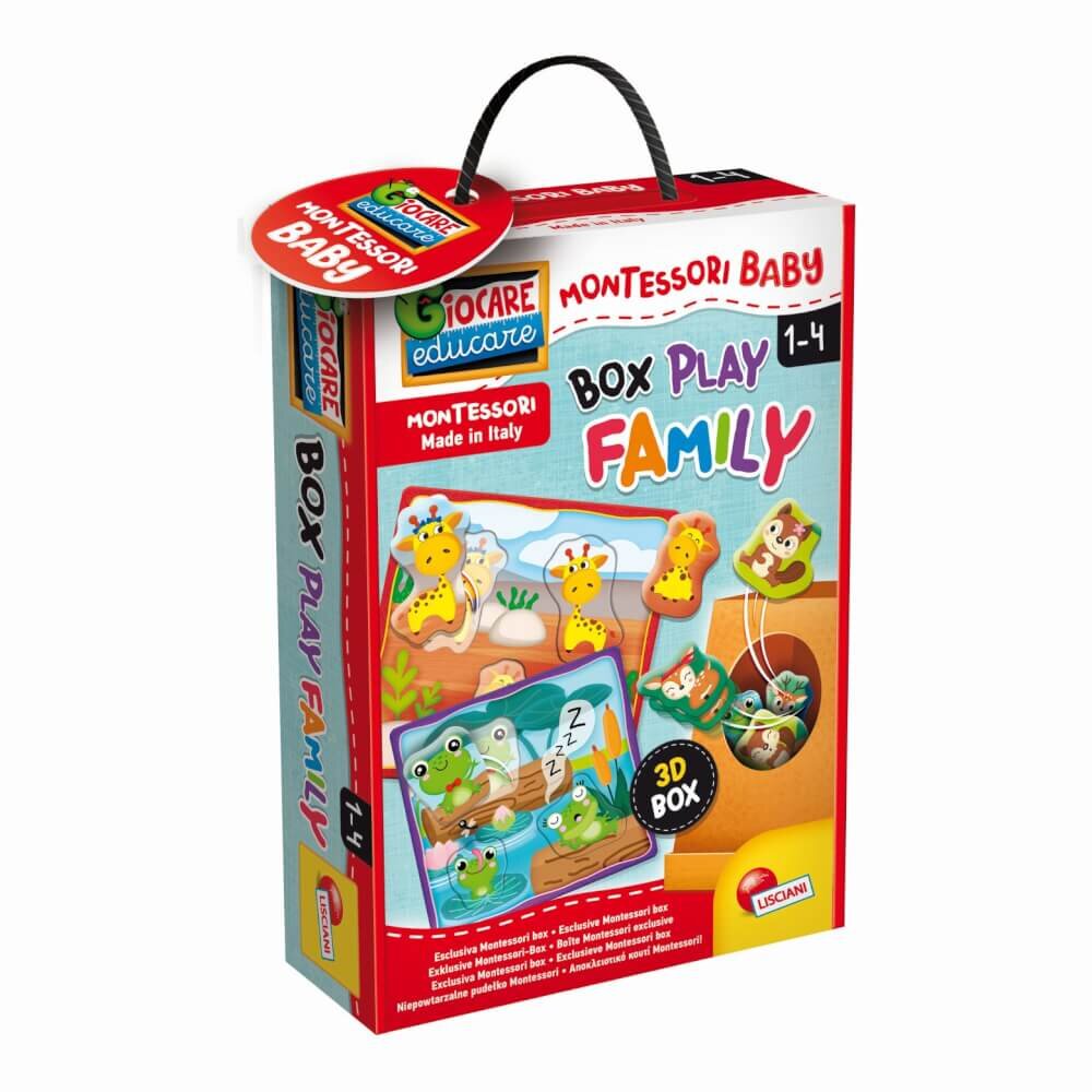 INSPIO MONTESSORI BABY BOX PLAY FAMILY - Vkladačka mláďatá