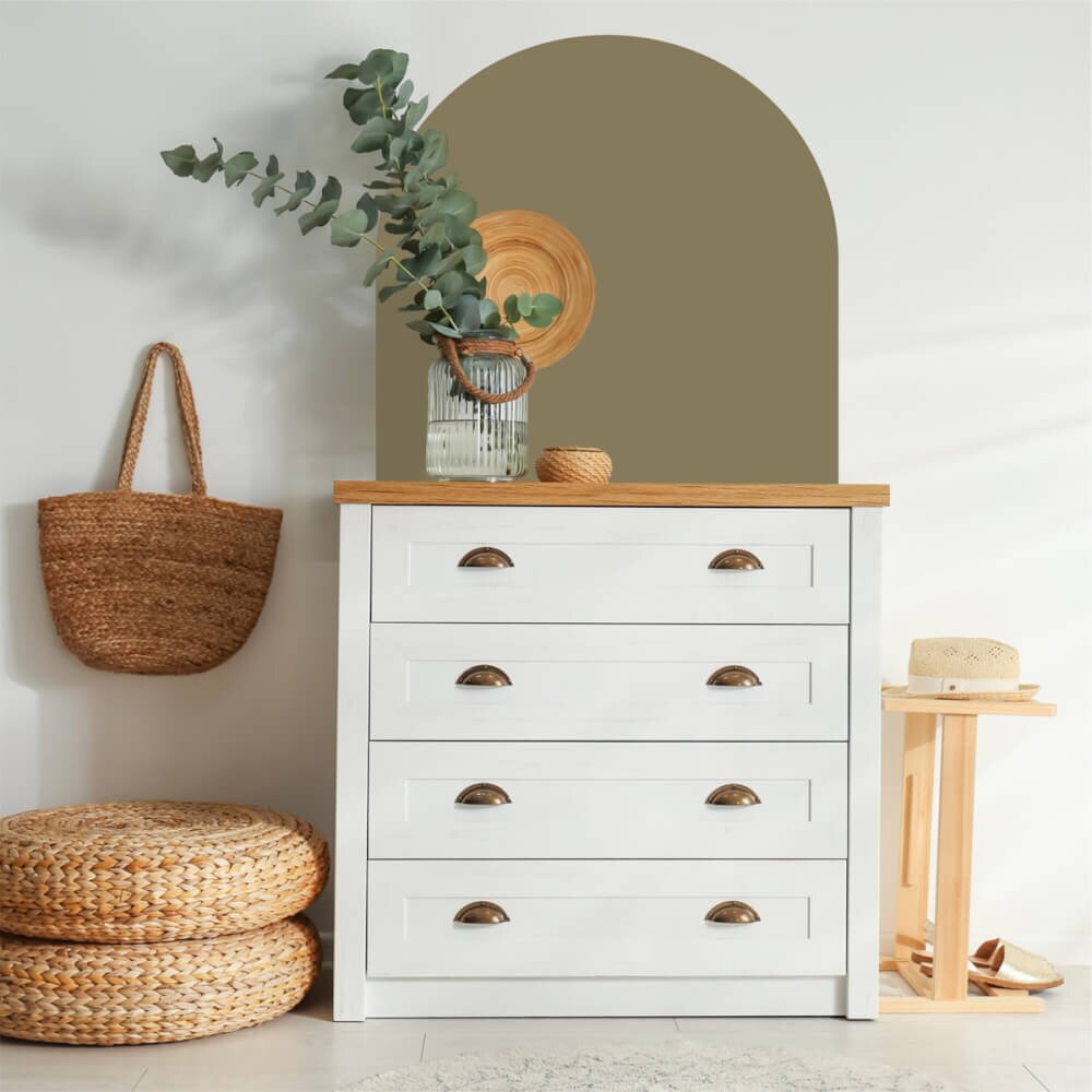 INSPIO Nálepka na stenu za komodu - BOHO OBLÚK