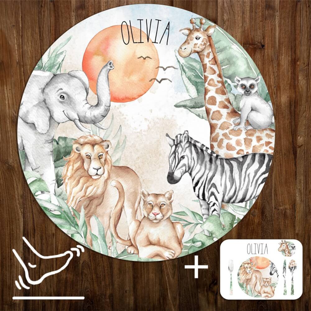 INSPIO Podložka na hranie - SAFARI